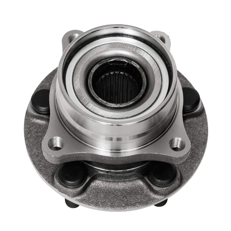 AUQDD Front Wheel Hub and Bearing Assembly Compatible With 2004 05 06 07 08 2009 Toyota Prius AUQDD 513265 x2 (Pair) [5 Lug Hub] - Image 4